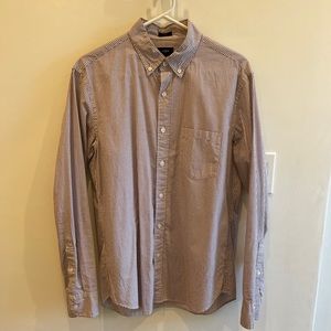 J crew Mens medium slim fit casual button down shirt